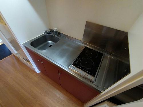 キッチン　シングルレバー設置