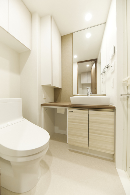 洗面設備　※写真は同タイプ住戸です。