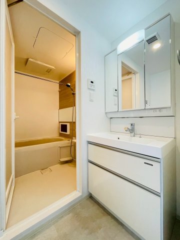 洗面設備　同マンション別部屋　参考写真