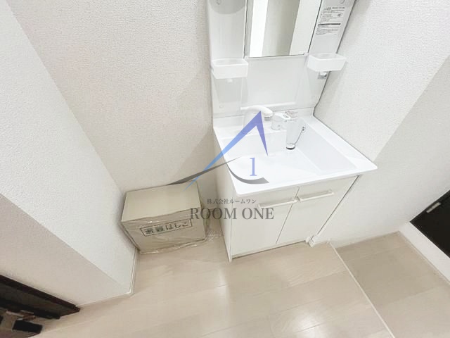洗面設備　洗面台です。