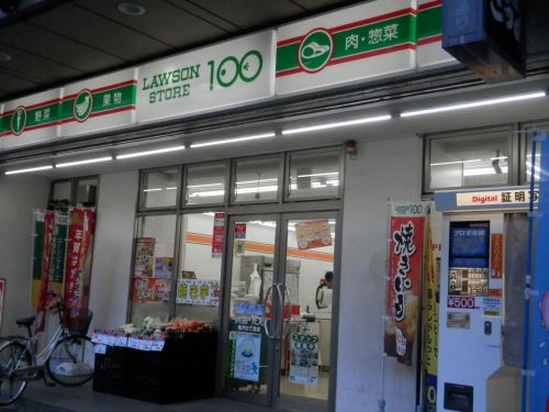 コンビニ　ローソンストア100 亀戸二丁目店（コンビニ）まで222m