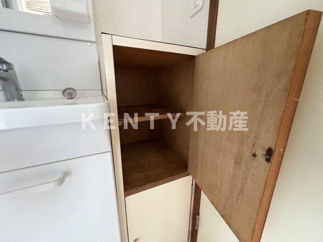 収納　たっぷりとした収納スペースです