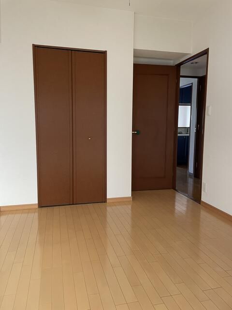 収納　使い勝手のいい寝室です