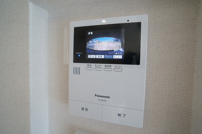 セキュリティ　テレビモニターホンでセキュリティOK♪