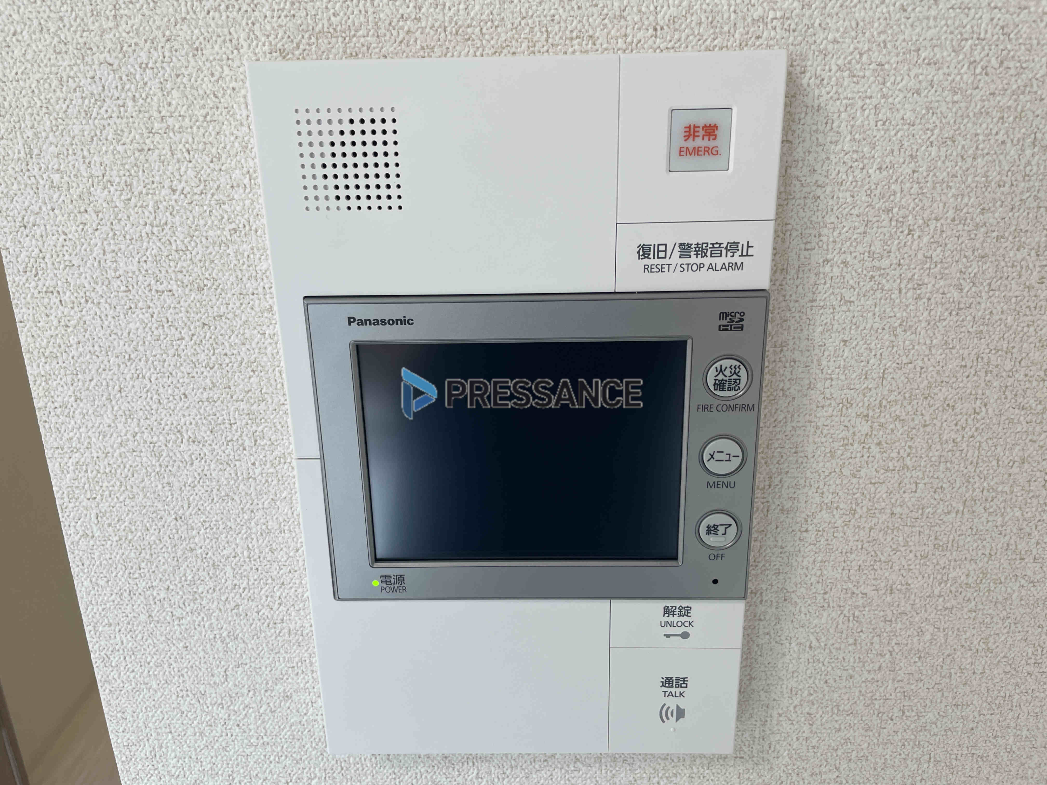 セキュリティ　カメラ付きインターホン