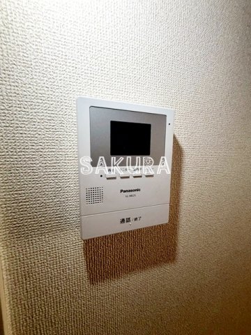 セキュリティ　女性の方でも安心のモニター付きインターホン♪