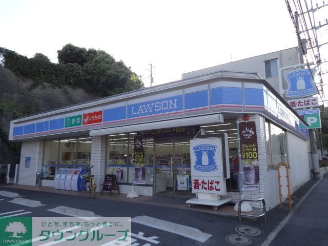 コンビニ　ローソン富岡東五丁目店（コンビニ）まで10m