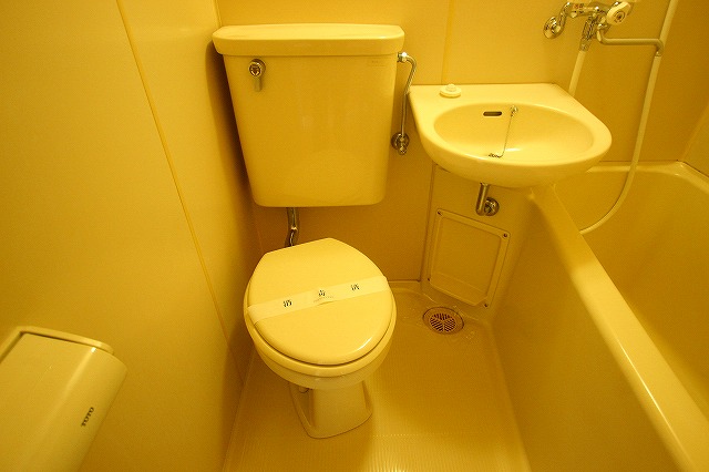 トイレ　同物件別号室の写真