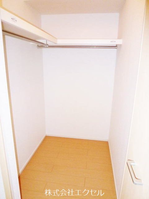 収納　ウォークインクローゼットです。