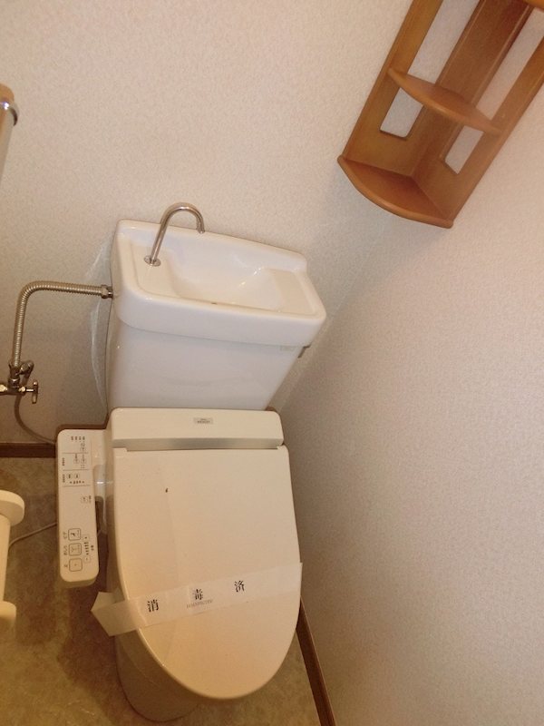 小田急小田原線 愛甲石田駅 徒歩8分 2階建 築44年のトイレ写真