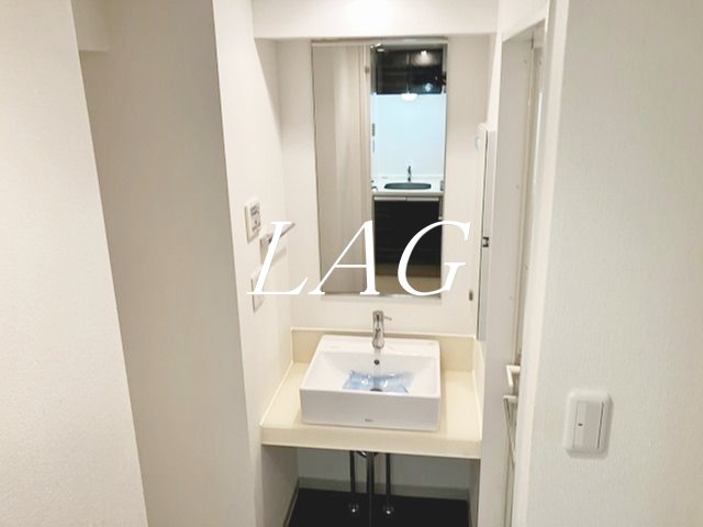 洗面設備　洗面台です。