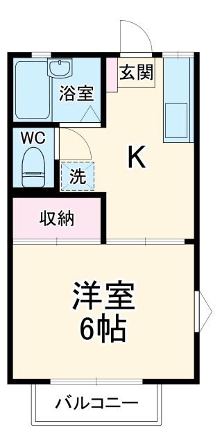 クローカス池田Aの間取り写真