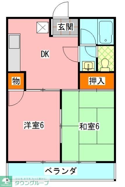 パールハイム市川の間取り写真
