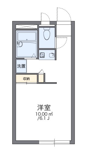 レオパレスグランマの間取り写真