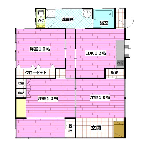 出来庭7丁目戸建の間取り写真