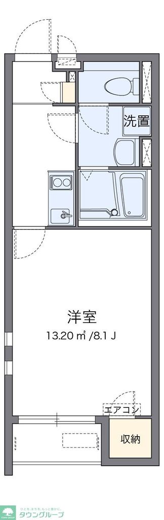 クレイノグレースコーラル寄居の間取り写真