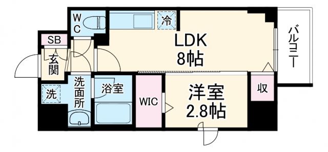 シーズンフラッツ梅田NORTHの間取り写真