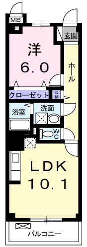 ローヤル ヒルコートMの間取り写真