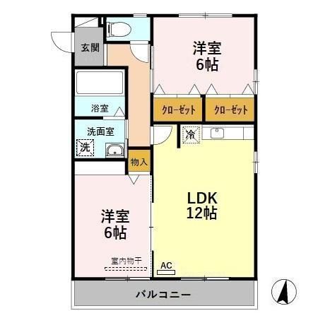 グレイス戸出の間取り写真