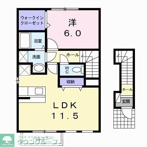 メゾンドアルモニーの間取り写真