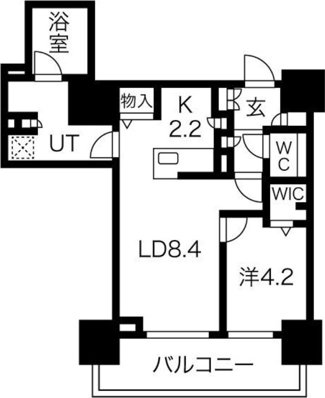 ブランズ札幌南7条の間取り写真
