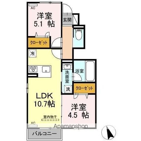 Avenir五代町IIの間取り写真