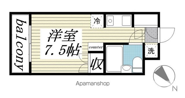 メゾン・ド・セヴェールNO.2の間取り写真