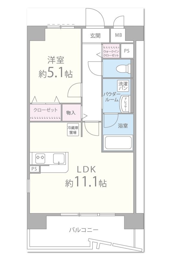 カンマキーノの間取り写真