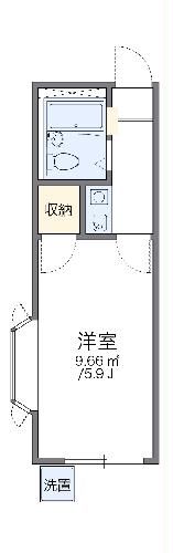 レオパレス金沢文庫第8の間取り写真
