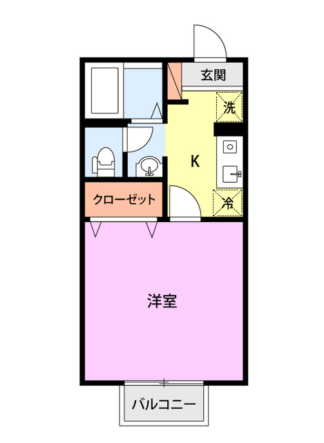 セジュールYの間取り写真