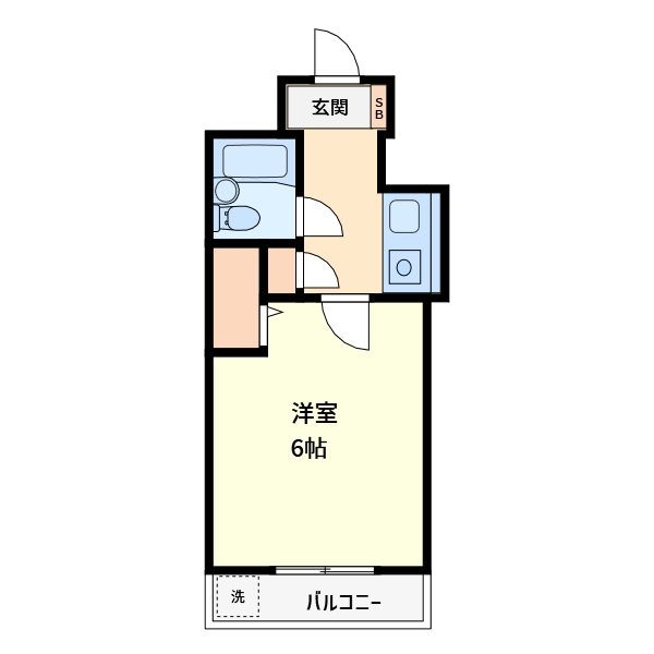 レナジア西堀の間取り写真