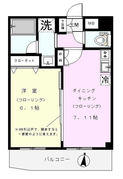 インパレス松見の間取り写真