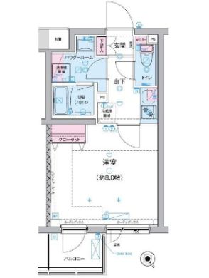 東急田園都市線 三軒茶屋駅 徒歩8分 5階建 築9年の間取り写真