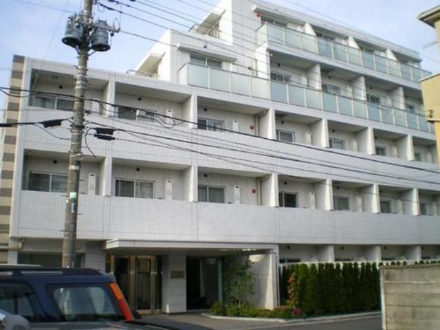 バルコニー　外観タイル張りのマンション
