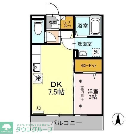 キャッスルロックの間取り写真