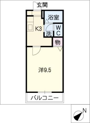 シャトレーオカダ C棟の間取り写真
