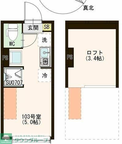 Emarie代田橋の間取り写真