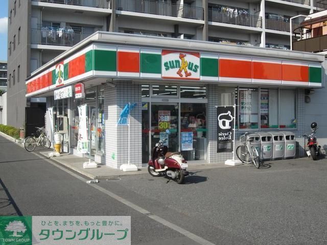 コンビニ　サンクス立川錦町店（コンビニ）まで386m