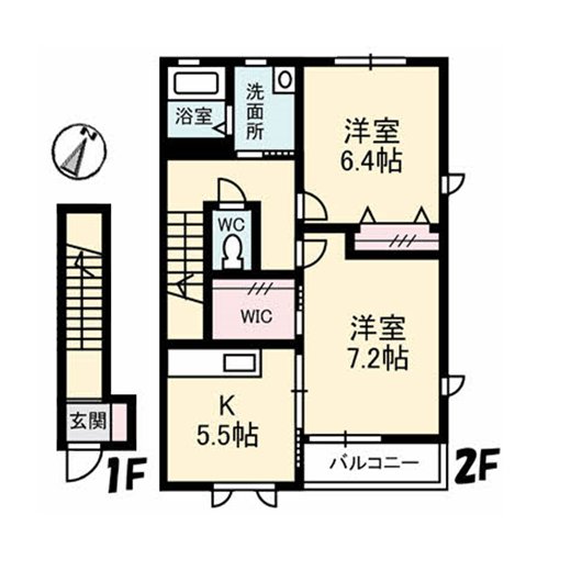 シャーメゾン大西の間取り