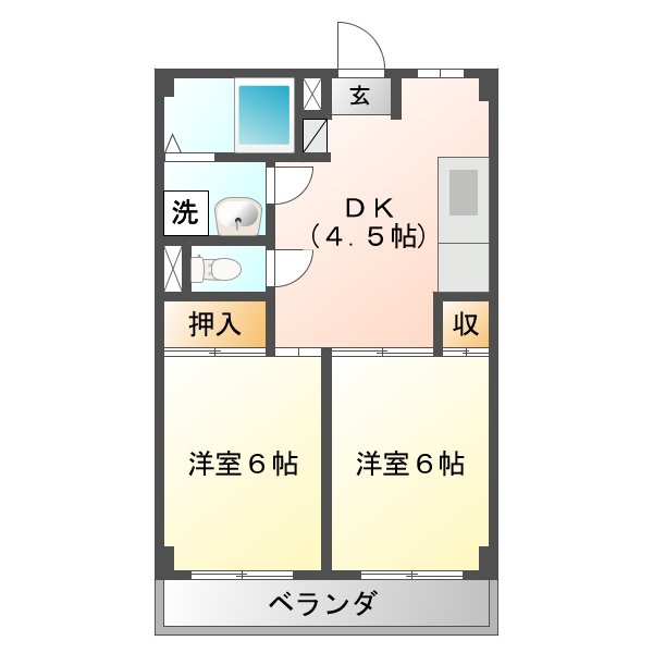 大福第11ビルの間取り