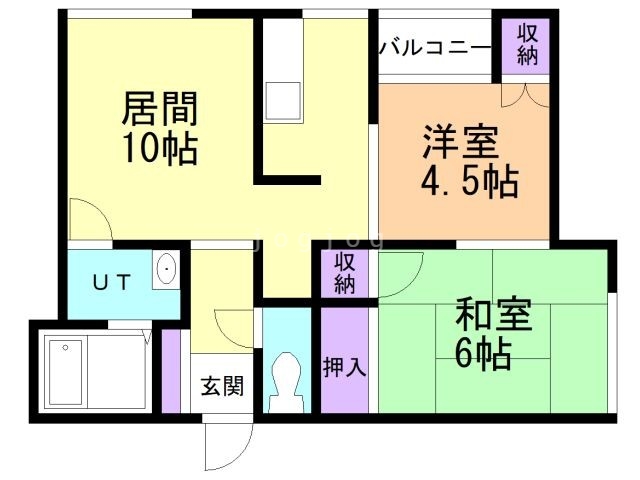 アパートメントハウス三田の間取り