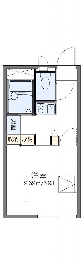 本庄市千代田のアパートの間取り