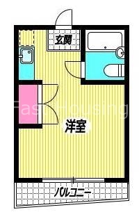 東京都新宿区中井１（マンション）の賃貸物件の間取り