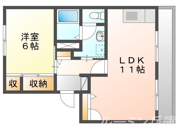 ルイーズ桃山の間取り