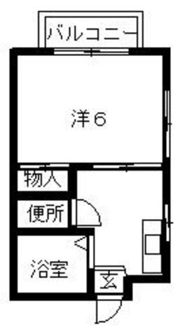 シティサウスＦの間取り