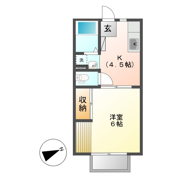 サンメゾン神田の間取り