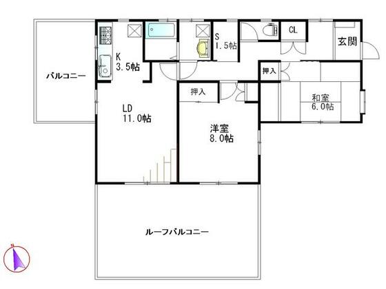 高輪１丁目ヘーベルメゾンの間取り