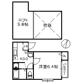 クリスタルＫ九大南の間取り