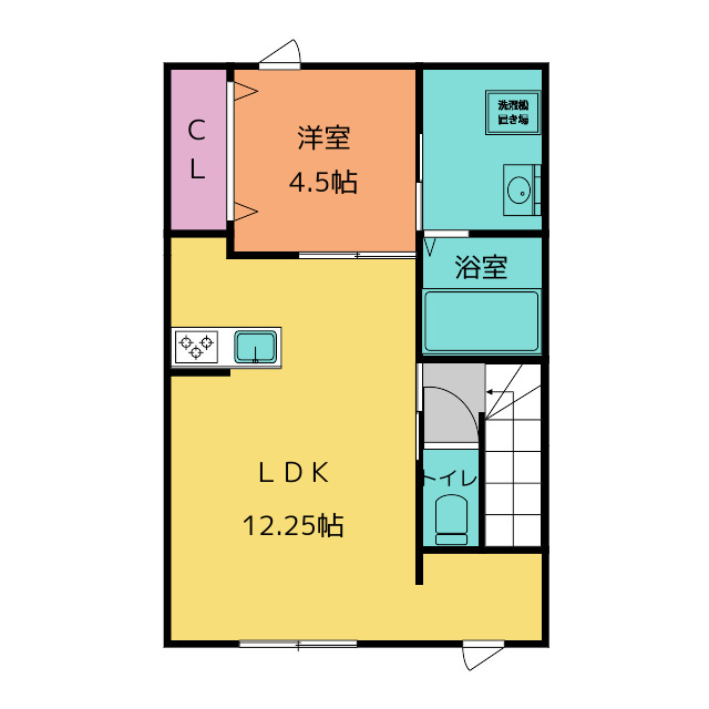 神戸町新築アパート（仮）の間取り