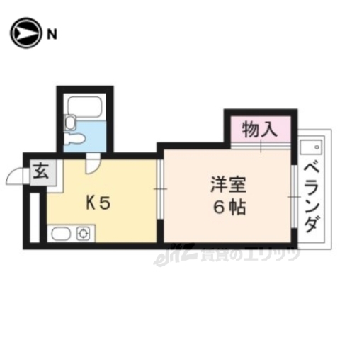 Ｌ’ｓ北山の間取り